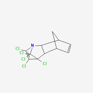 8,9,10,11,11-Pentachloro-1-azatetracyclo[6.2.1.13,6.02,7]dodeca-4,9-diene