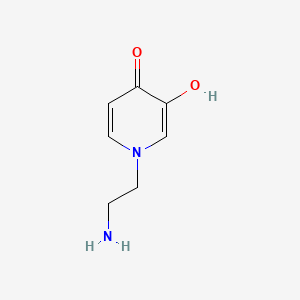 molecular formula C7H10N2O2 B1211713 1-(2-Aminoethyl)-3-hydroxy-4(1H)-pyridinone CAS No. 37053-15-9