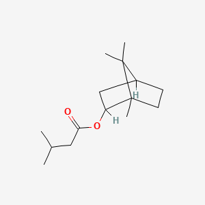 molecular formula C15H26O2 B1211727 Bornyl isovalerate CAS No. 76-50-6