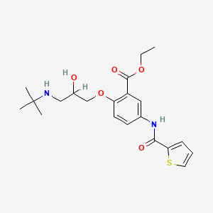 molecular formula C21H28N2O5S B1211731 Tienoxolol CAS No. 90055-97-3