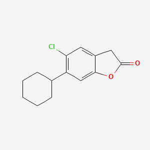 molecular formula C14H15ClO2 B1211735 Clofurac CAS No. 60986-89-2