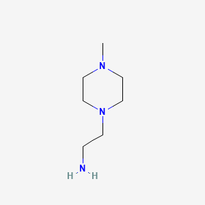 molecular formula C7H17N3 B1211737 2-(4-Methylpiperazin-1-yl)ethanamine CAS No. 934-98-5