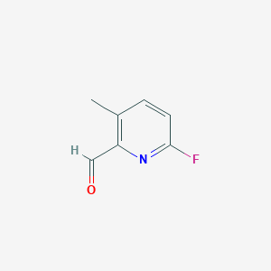 molecular formula C7H6FNO B12117486 6-Fluoro-3-methylpicolinaldehyde CAS No. 1256792-54-7