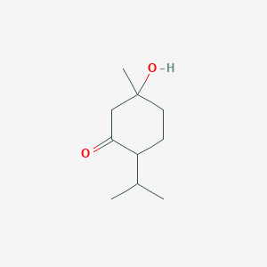 molecular formula C10H18O2 B12117514 5-Hydroxy-2-isopropyl-5-methylcyclohexanone 