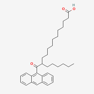 molecular formula C33H44O3 B1211752 Anthroylstearic acid CAS No. 37469-99-1