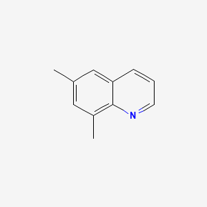 molecular formula C11H11N B1211756 6,8-Dimethylquinoline CAS No. 2436-93-3