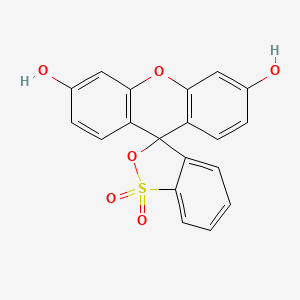 molecular formula C19H12O6S B1211757 Sulfonfluorescein CAS No. 4424-03-7