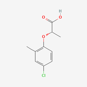 molecular formula C10H11ClO3 B1211759 (2s)-2-(4-Chloro-2-methylphenoxy)propanoic acid CAS No. 25333-13-5