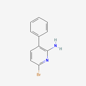 molecular formula C11H9BrN2 B12117675 6-Bromo-3-phenylpyridin-2-amine CAS No. 102249-49-0