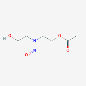 Ethanol, 2-((2-(acetyloxy)ethyl)nitrosoamino)-