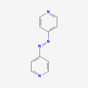 molecular formula C10H8N4 B1211785 (E)-1,2-di(pyridin-4-yl)diazene CAS No. 2632-99-7