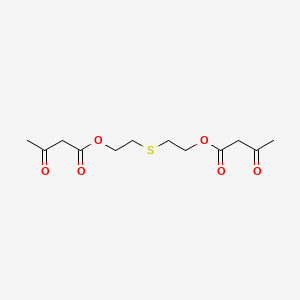 molecular formula C12H18O6S B1211798 Thiodiethylene diacetoacetate CAS No. 28722-25-0