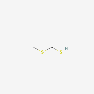 molecular formula C2H6S2 B1211800 Methylsulfanylmethanethiol CAS No. 29414-47-9