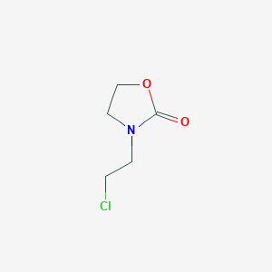 molecular formula C5H8ClNO2 B1211804 3-(2-Chloroethyl)oxazolidin-2-one CAS No. 2508-01-2