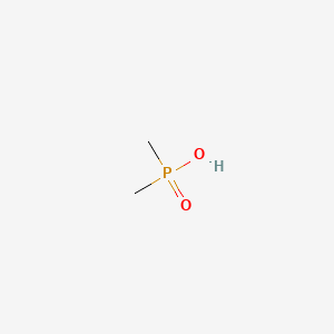 molecular formula C2H7O2P B1211805 Dimethylphosphinic acid CAS No. 3283-12-3