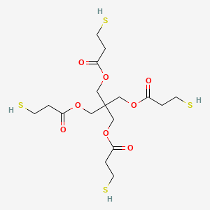 molecular formula C17H28O8S4 B1211809 Pentaerythritol tetra(3-mercaptopropionate) CAS No. 7575-23-7