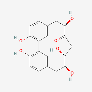 molecular formula C19H20O6 B1211815 Carpinontriol A 