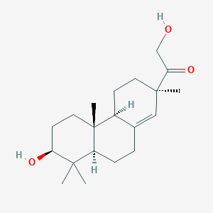 ethanone, 1-[(2R,4aS,4bR,7S,8aR)-2,3,4,4a,4b,5,6,7,8,8a,9,10-dodecahydro-7-hydroxy-2,4b,8,8-tetramethyl-2-phenanthrenyl]-2-hydroxy-