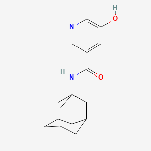 N-(1-adamantyl)-5-hydroxy-3-pyridinecarboxamide