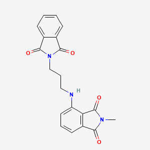 4-[3-(1,3-Dioxo-2-isoindolyl)propylamino]-2-methylisoindole-1,3-dione