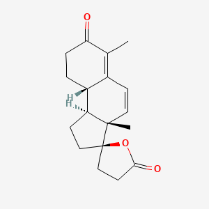 (3R,3aS,9aS,9bS)-3a,6-dimethylspiro[1,2,8,9,9a,9b-hexahydrocyclopenta[a]naphthalene-3,5'-oxolane]-2',7-dione