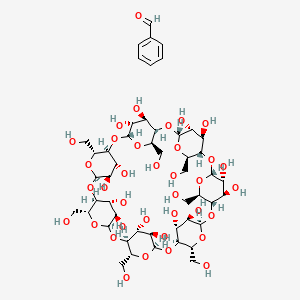 B1211853 beta-Cyclodextrin-benzaldehyde CAS No. 64691-57-2