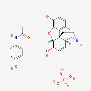 molecular formula C26H33N2O9P B1211854 Acetaminophen and codeine phosphate CAS No. 67889-72-9