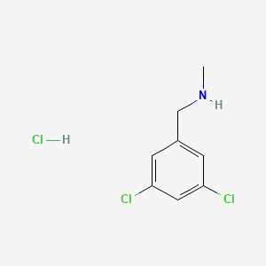 molecular formula C8H10Cl3N B1211869 3,5-Dichloro-N-methylbenzylamine hydrochloride CAS No. 90389-22-3