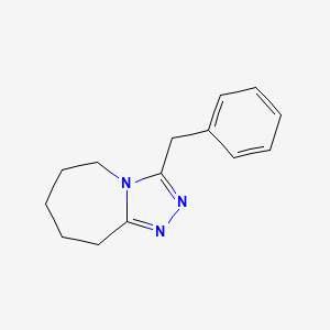 molecular formula C14H17N3 B12118692 3-benzyl-6,7,8,9-tetrahydro-5H-[1,2,4]triazolo[4,3-a]azepine 