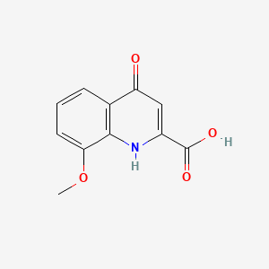 molecular formula C11H9NO4 B1211882 8-methoxy-4-oxo-1H-quinoline-2-carboxylic acid CAS No. 2929-14-8