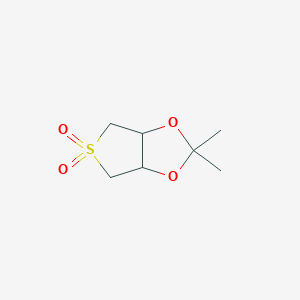 molecular formula C7H12O4S B12118865 2,2-Dimethyltetrahydrothieno[3,4-d][1,3]dioxole 5,5-dioxide CAS No. 82813-85-2