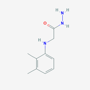 molecular formula C10H15N3O B12118881 2-(2,3-Dimethylanilino)acetohydrazide CAS No. 2370-46-9