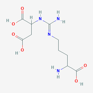 molecular formula C10H18N4O6 B1211890 精氨琥酸 