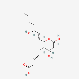 molecular formula C18H30O6 B1211891 2,3-Dinor thromboxane B2 