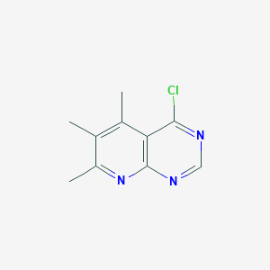 molecular formula C10H10ClN3 B12118968 4-Chloro-5,6,7-trimethylpyrido[2,3-d]pyrimidine 