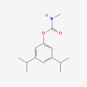 molecular formula C14H21NO2 B1211897 3,5-Diisopropylphenyl methylcarbamate CAS No. 330-64-3