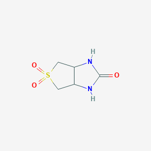 molecular formula C5H8N2O3S B12118997 Tetrahydro-1H-thieno[3,4-d]imidazol-2(3H)-one 5,5-dioxide 