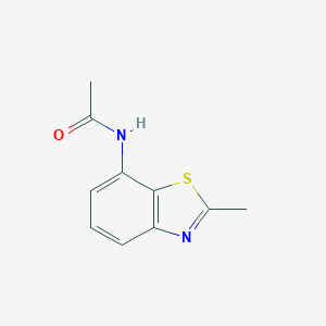 molecular formula C10H10N2OS B012119 N-(2-methyl-1,3-benzothiazol-7-yl)acetamide CAS No. 103037-97-4