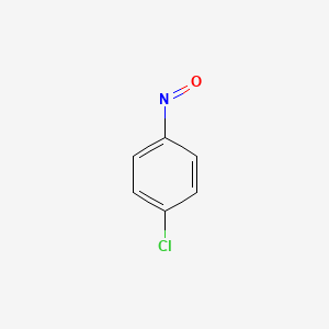 molecular formula C6H4ClNO B1211902 4-Chloronitrosobenzene CAS No. 932-98-9