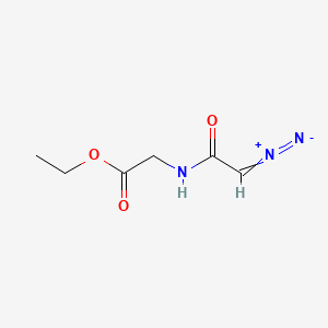 molecular formula C6H9N3O3 B1211903 Diazoacetylglycine ethyl ester CAS No. 999-29-1