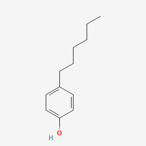 molecular formula C12H18O B1211905 4-己基酚 CAS No. 2446-69-7