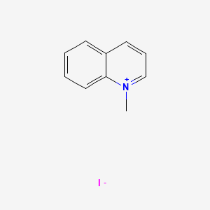molecular formula C10H10IN B1211908 1-Methylquinolinium iodide CAS No. 3947-76-0
