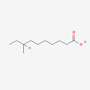 molecular formula C11H22O2 B1211911 8-Methyldecanoic acid CAS No. 5601-60-5