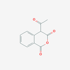 molecular formula C11H8O4 B12119160 4-Acetyl-1H-2-benzopyran-1,3(4H)-dione CAS No. 2848-28-4