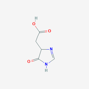 4-Oxo-4,5-dihydroimidazole-5-acetic acid
