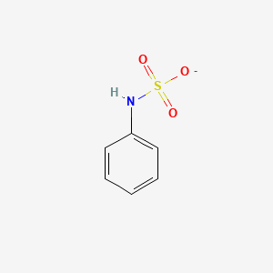 molecular formula C6H6NO3S- B1211930 Benzenamine sulfate 