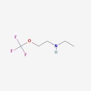 molecular formula C5H10F3NO B12119445 n-Ethyl-[2-(trifluoromethoxy)ethyl]amine 