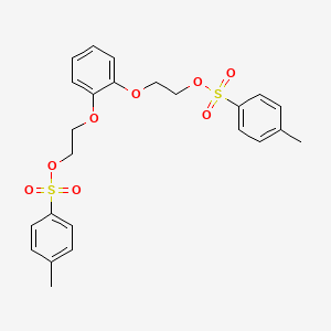 molecular formula C24H26O8S2 B12119458 (1,2-Phenylenebis(oxy))bis(ethane-2,1-diyl) bis(4-methylbenzenesulfonate) CAS No. 54535-06-7