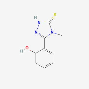 molecular formula C9H9N3OS B1211949 2-(5-mercapto-4-methyl-4H-1,2,4-triazol-3-yl)phenol CAS No. 63224-33-9