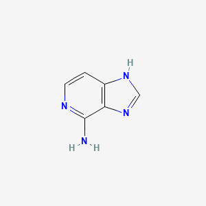 molecular formula C6H6N4 B1211954 1H-imidazo[4,5-c]pyridin-4-amine CAS No. 6811-77-4